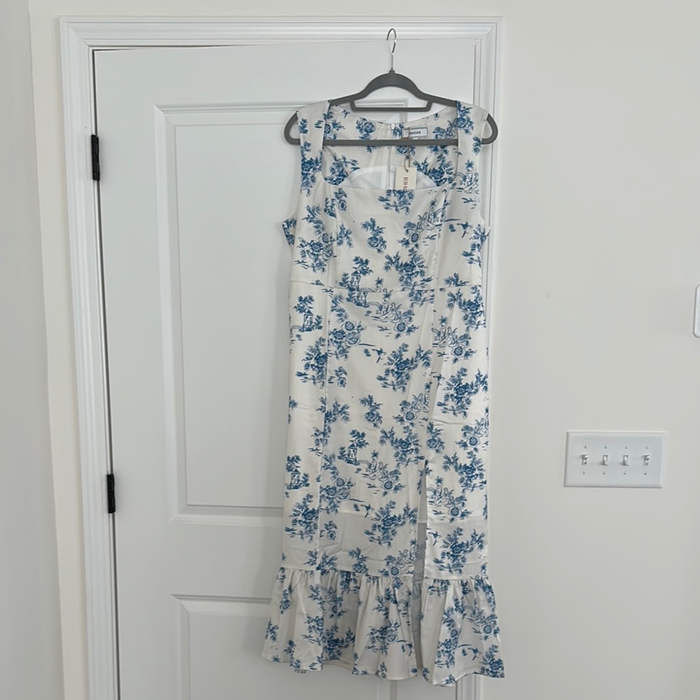 Rihoas summer Floral Sleeveless Maxi Dress